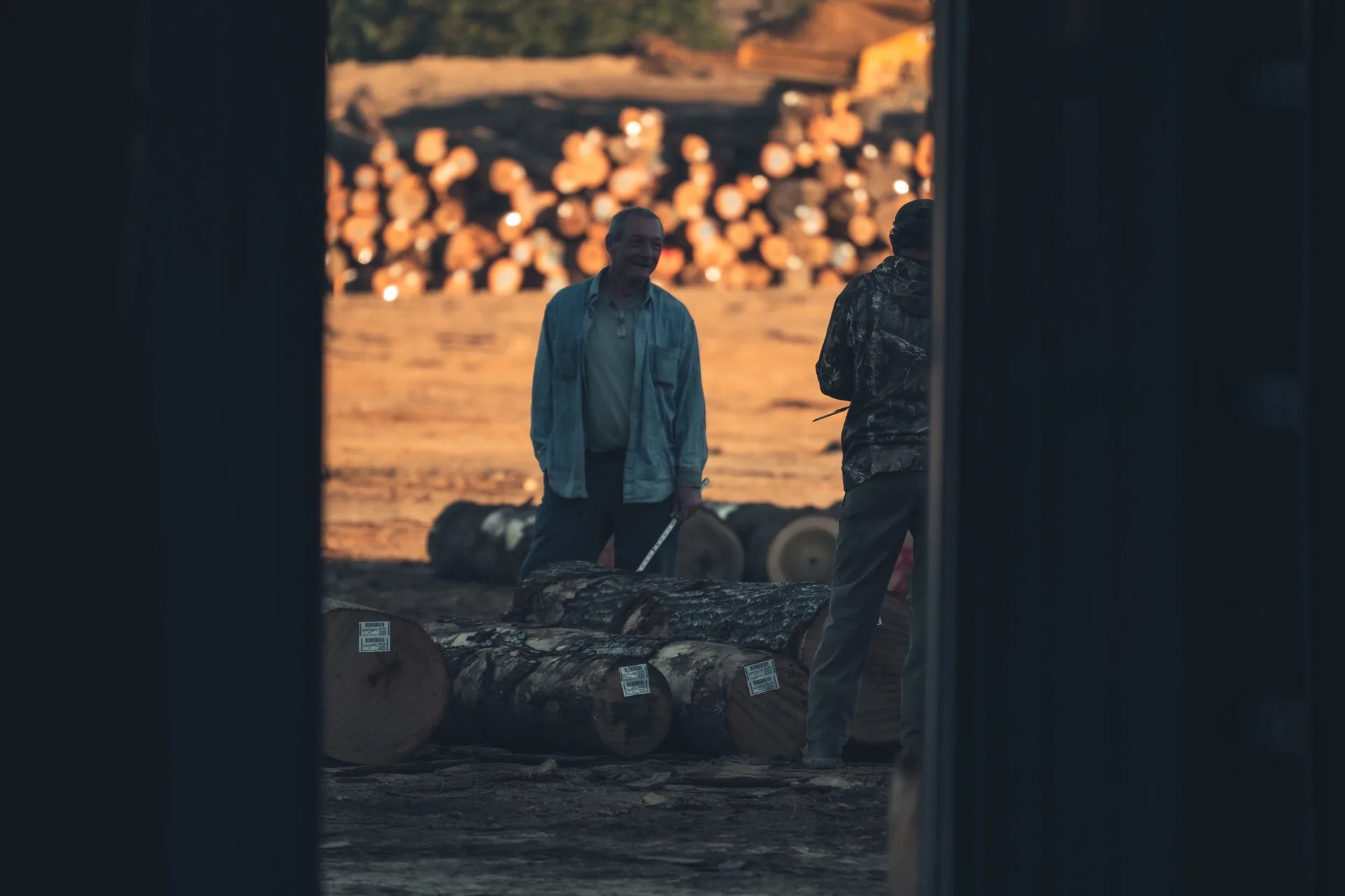 Sawmill operations at Kentucky Forest Products